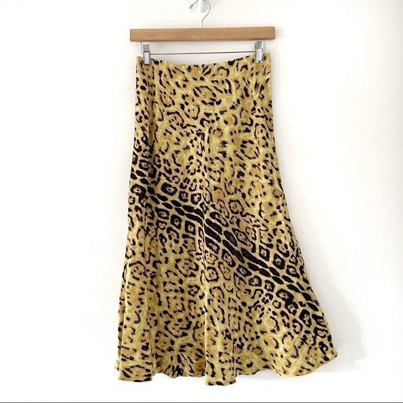 NEW Kobi Halperin Kathy Animal Print Midi Skirt - Picture 5 of 7